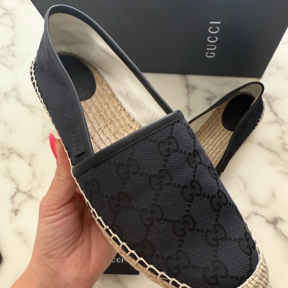 Gucci Black Canvas Espadrilles - Picture 4 of 6